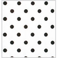BLACK DOTS/WHITE Sheet Tissue Paper